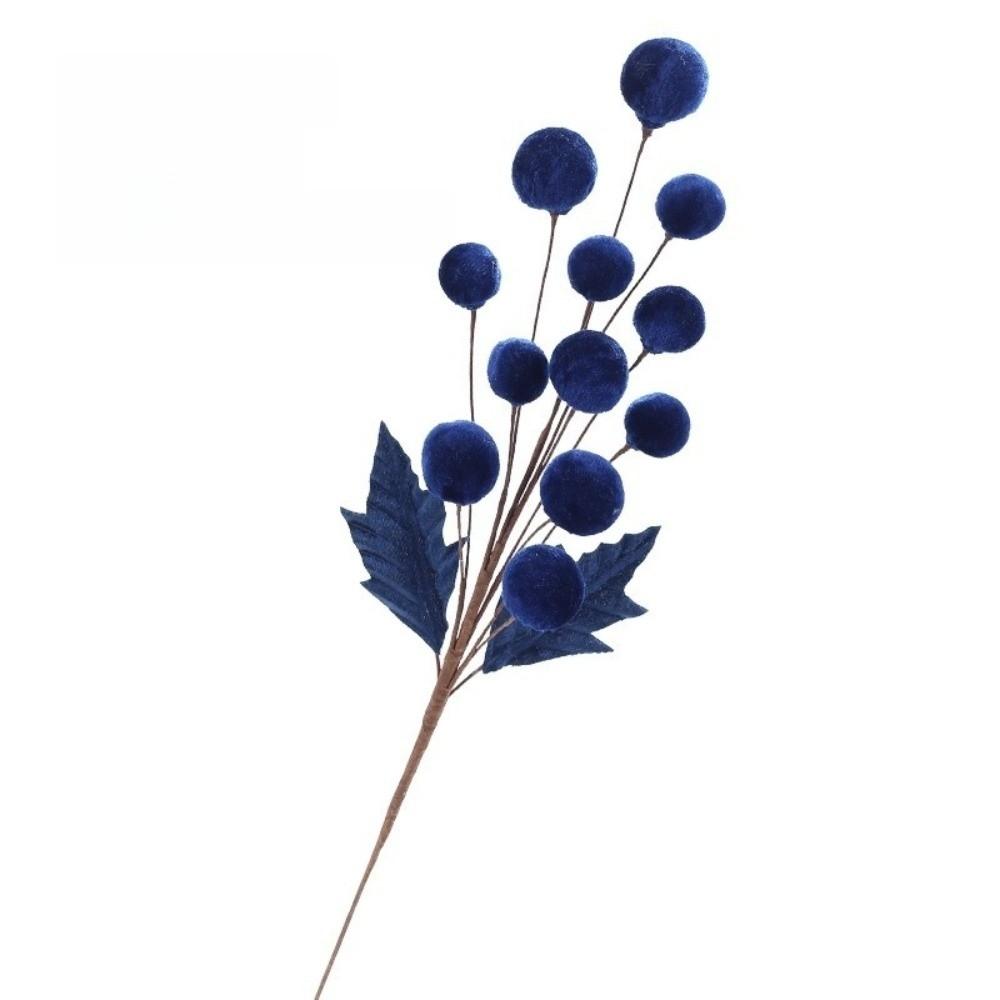 Fashion Velvet Christmas Ball Branches Multicolored DIY Xmas Decorations Handmade Party Supplies Christmas Table Centerpieces