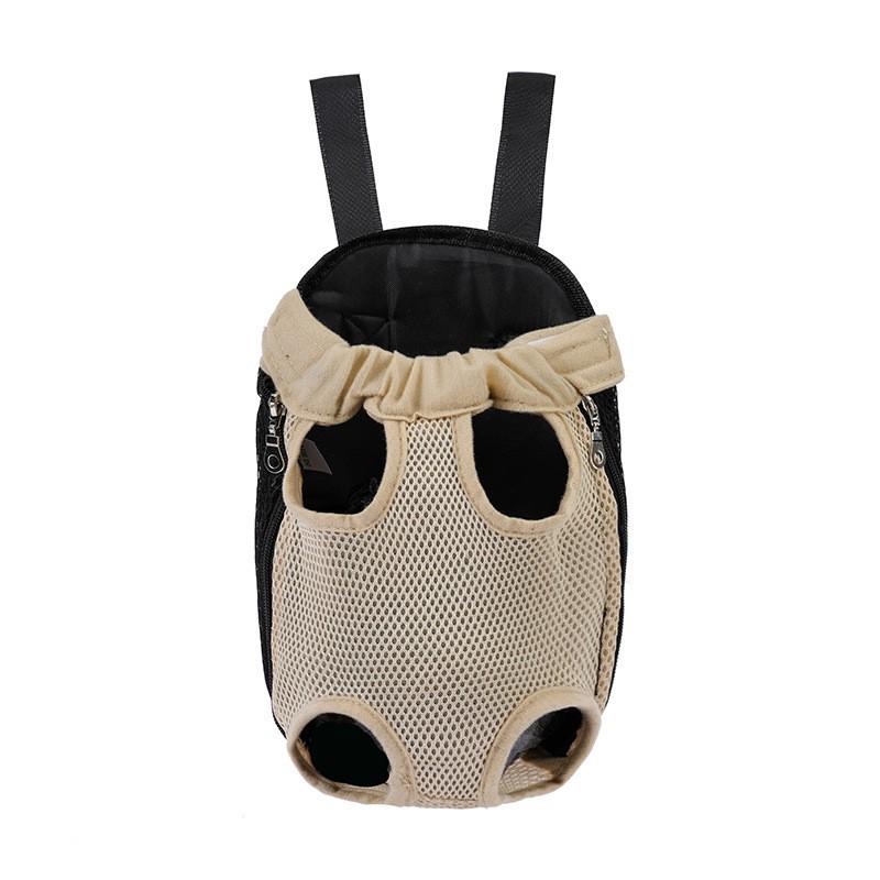 Portable Mesh Backpack for Small & Medium Dogs and Cats - Breathable Travel Carrier