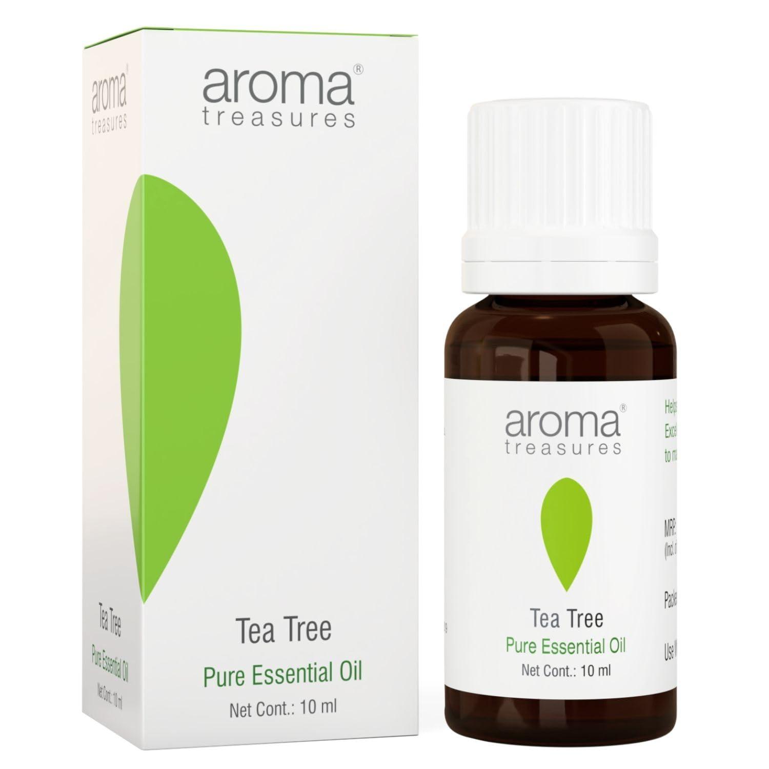 Эфирное масло Чайного дерева (10 мл), Tea Tree Essential Oil, Aroma Treasures