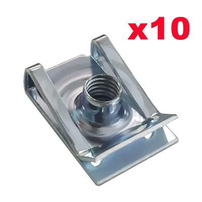 10 sztuk M8 typu U klipsy z gwintem 8mm 5mm 6mm 4mm nakrętki trzcinowe do samochodu motocykl skuter ATV motorower