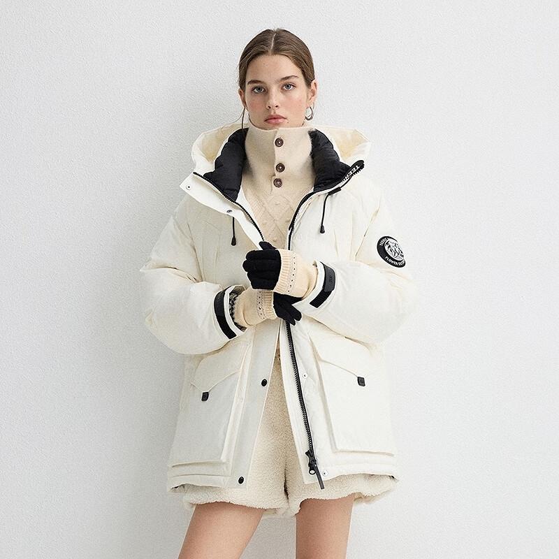 Teenie Weenie Women's Hooded Duck Down Jacket