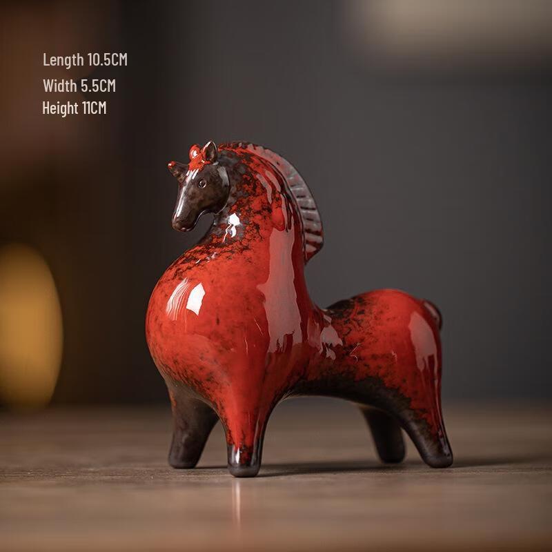 Keramická socha Tang Horse Jingruixiang