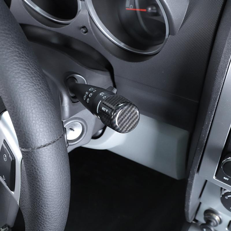 Naklejka dekoracyjna na przełącznik wycieraczek reflektorów pasuje do Dodge Nitro 2007-2012, Jeep Liberty, Jeep Grand Commander, akcesoria wewnętrzne