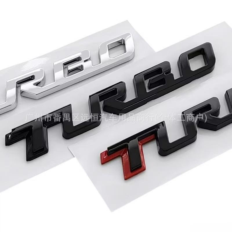 3D ABS TURBO Car Rear Letter Logo Badge Waterproof Styling Sticker Fit Malibu XL Turbo