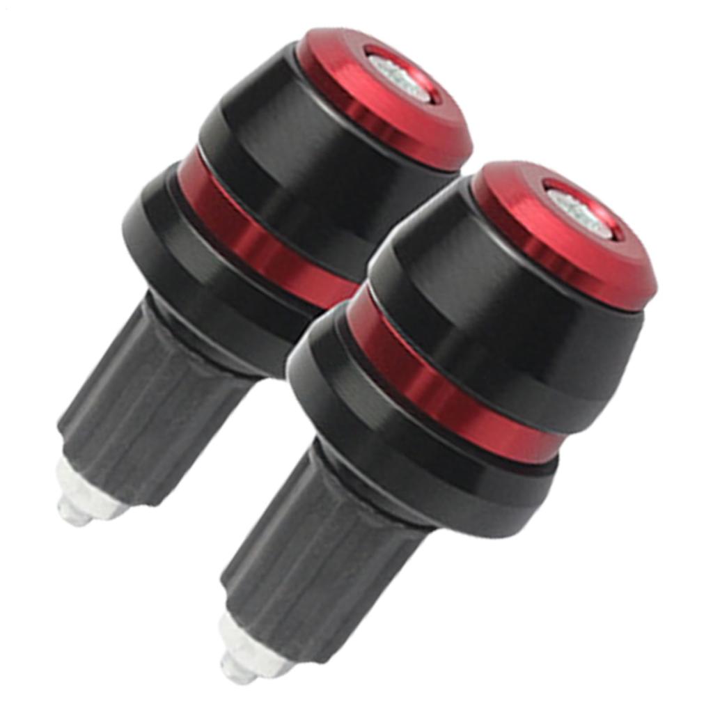 Bike Handlebar End, Handlebar Grip Bar End Plug, Motorcycle Grip Plug Aluminum Alloy Motorcycle