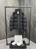 Madeira Herren Schwarze Krieger Kapuzen Winterjacke: Lockere Passform, Dick, Modisch, Vielseitig, Warm, Winddichter Daunenmantel