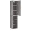 Highboard Gray Sonoma 34.5 x 34 x 180 cm Particleboard