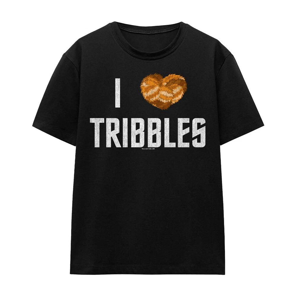 Star Trek I Heart Tribbles Ladies T-Shirt S-2XL, Black L