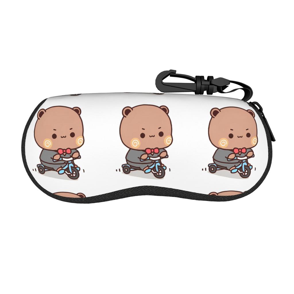 Bubu Dudu Cute Cartoon Bear Glasses Case Cover Custom Sunglasses Pouch Trend Eyeglass Protector Unisex Eyewear Organizer