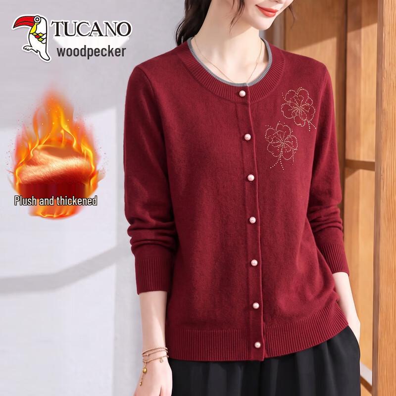 Tucano Women's Fleece-Lined Long-Sleeve Knit Sweater