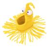 Crochet Plant Hanger Cute Storage Pouch Rear View Mirror Hanging Pendant for Car Bedroom Office Wedding Small Yellow