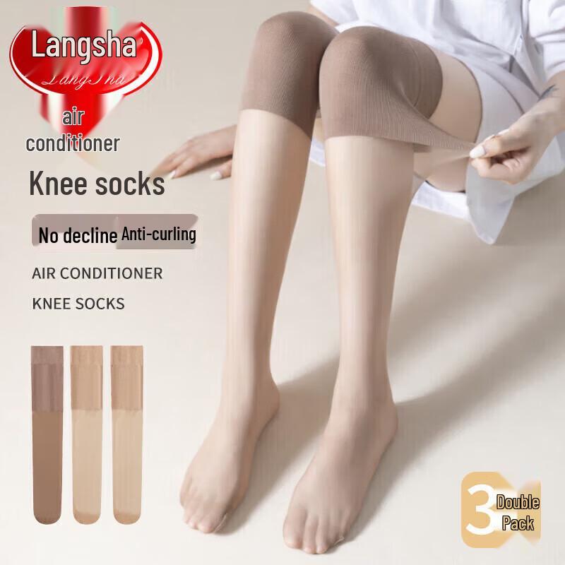 LANGSHA Women's Over-the-Knee Air Conditioning Stockings
