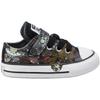 Converse All Star Comfortable Versatile Low-Top Walking Shoes Baby Shoes Gray Black White 765394C