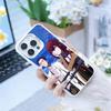 T-Rintaro Okabe STEINS DATE Phone Case For iPhone17, 16,15,14,13,12 Pro Max Black Candy Matte Shockproof Cover