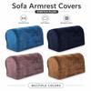 1pair Elastic Couch Arm Covers Solid Sofa Arm Protectors Sofa Armrest Covers  Living Room Furniture