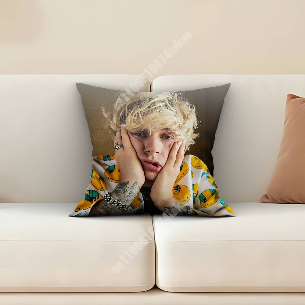 MMachine Gun KKelly MGK Lost Americana Pillow Cover Cushion Case Sofa Couch Home Gaming Room Decoration