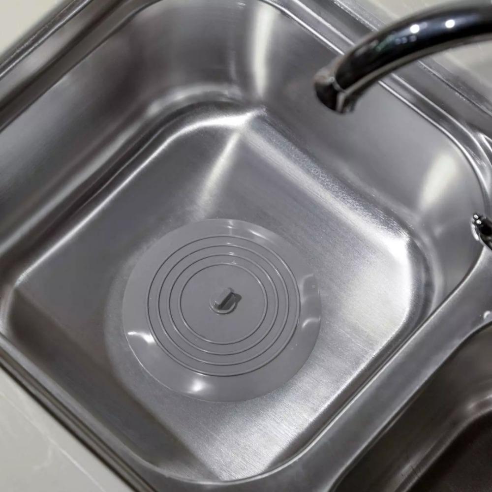 Leak Proof Sink Cover Circular Silicone Drain Plug Odor Proof and Blockage Proof Suitable for Bathtub Kitchen Floor Drain Cover