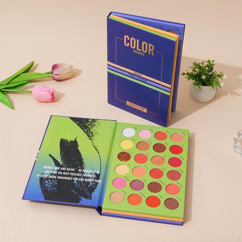 

72-цветная книга теней для век, стойкая перламутровая матовая смешанная палитра теней для век