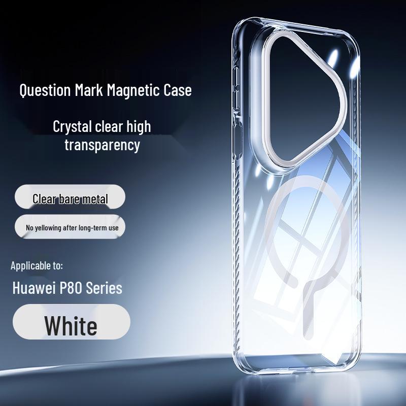 HUAWEI P80PRO Clear Magnetic Phone Case - High-Transparency Protective Cover Huawei P80