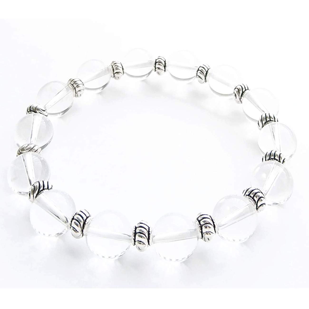 

Natural Stone Power Stone Bracelet for Men Wish Crystal Natural Stone Bracelet with Logo Includes Suede Style Luxury Drawstring Bag [BLESSING M style] чистий