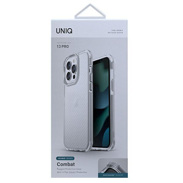Etui Do iPhone 13 Pro UNIQ Combat Aramid Szary