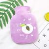 Hot Water Bottle for Women, Portable Mini Cute Plush Small Size, Filled with Water, for Warming Hands and Stomach, Specifically for Use in Bed
