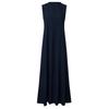 Fashion Deep V Neck Solid Color Sleeveless Long Dress Comfortable Breathable High Recognition Elegant Slimming Flattering Fit