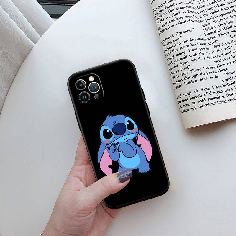 MH84 Lilo Stitch Phone Shell Case for iPhone 7 8 11 12 13 14 15 16 17 16E XS Pro Max XR X SE Air