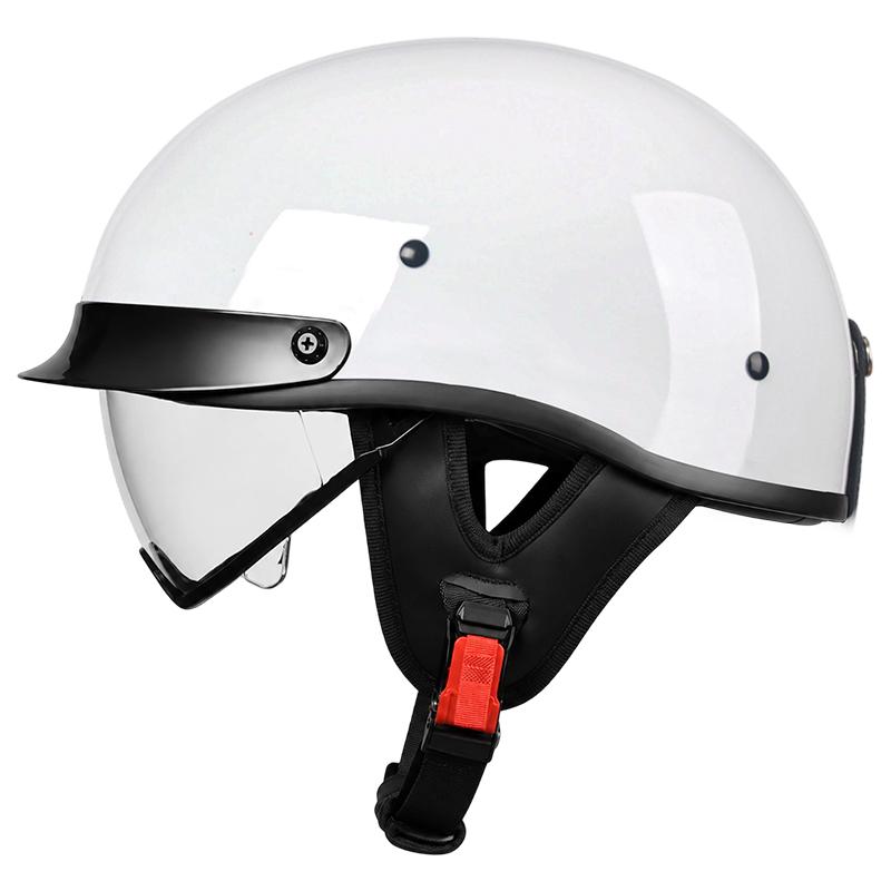 Hot Selling Motorcycle Helmet Half Face bicycle Motorcycle Helmet Detachable Cotton Lining Summer Half Helmet Factory Wholesale
