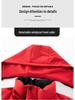 Winter Warm Long Down Coat for Men, Plus Size Knee-Length Outerwear for Middle-Aged and Older