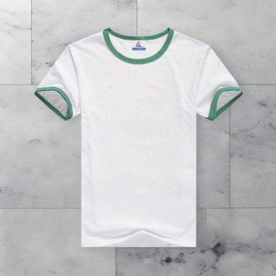 

Мужская летняя спортивная футболка с коротким рукавом и круглым вырезом, впитывающая пот, быстросохнущая, мягкая, дышащая, контрастного цвета, эластичная рекламная рубашка, спортивный топ