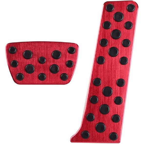 For 2018-2022 Camry Lexus ES/LS,2019-2022 RAV4/ Avalon, 2020-2022 Highlander, 2021-2022 Sienna/Venza, Anti-Slip Foot Pedal Cover Aluminum Brake and