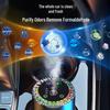 Starry Sky Automatic Car Aroma Diffuser: 3-Color Deodorizing Spray with Ambient Roof Lighting.