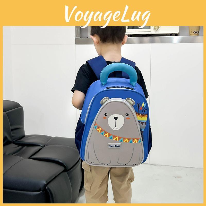 Bear Penguin Small Pattern Cartoon Toddler Backpack With Stitching Reinforced
