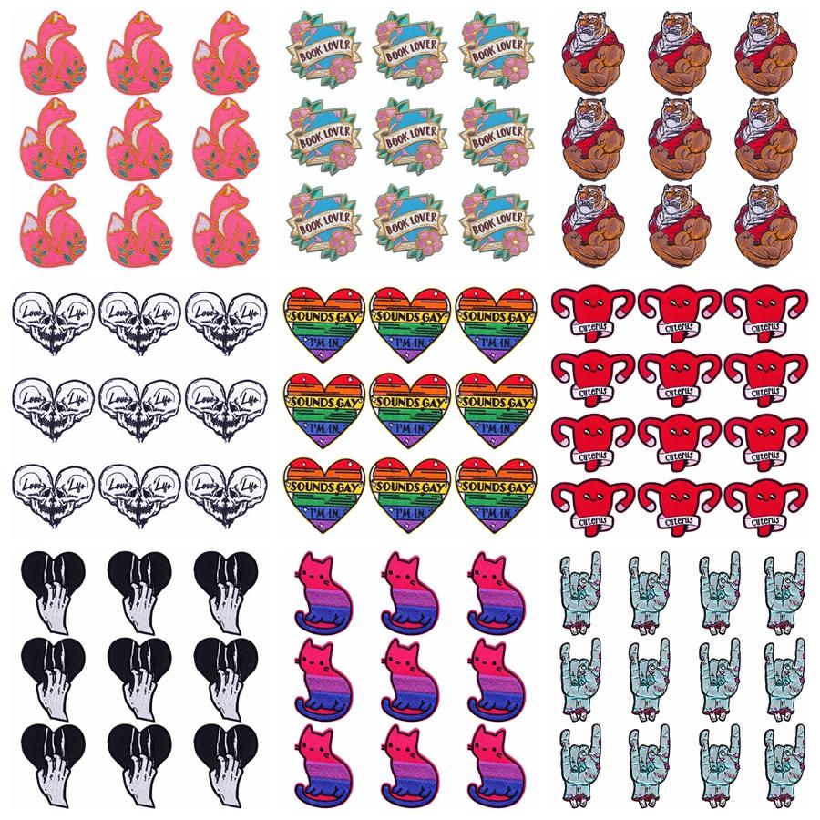 

10 шт./лот, оптовая продажа, вышивка, железные нашивки для одежды, нашивки для одежды, куртки, декор, аппликация, принадлежности для шитья