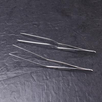 3/1Pcs Stainless Steel Tweezers for Cooking BBQ Tool Portable for Kitchen Tongs Kitchen Tweezers Grill Pliers CFQJ008