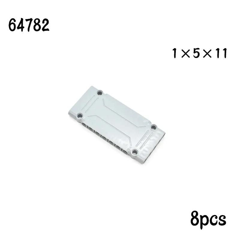 Non-Toxic Assembles Particles Panel 1X5X11 1X3X11 Mechanical Building Block Panel Car Technical Parts 64782 15458 Bricks Toys For Children
