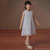 Hacikis Girl's Sequin Princess Sleeveless Midi Dress