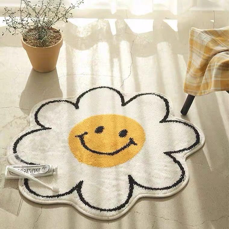 Super Soft Carpet Anti -Slip Mat Poached Egg Absorbent Doormat Living Room Entrance Door Home Floor Decoration Comfortable