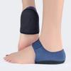 1 Pair Silicone Heel Pads Shock Absorption Relieving Leg Pressure Adjustable Straps To Prevent Slipping Insoles S/L Size