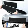 Self Adhesive Car License Plate Holder,Slakerbe 1 Pair Universal Weatherproof Number Plate Holder in Double Sided Tape Front and Rear License Plate