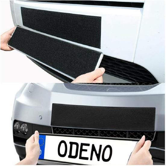 Self Adhesive Car License Plate Holder,Slakerbe 1 Pair Universal Weatherproof Number Plate Holder in Double Sided Tape Front and Rear License Plate