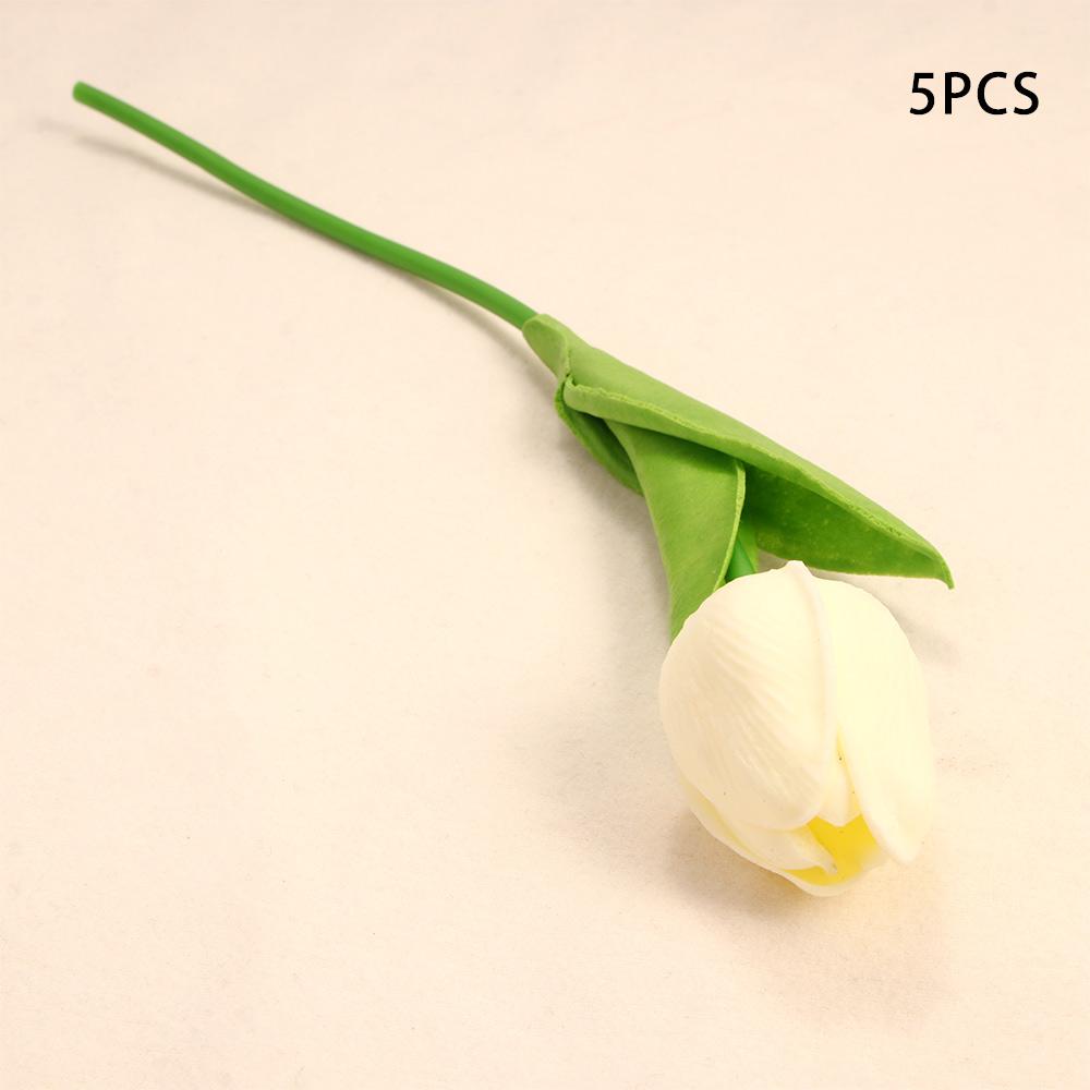 DIY Real Touch Garland Bridal Bouquet Wedding Room Fake Flowers Tulip Artificial Plant Tulipanes