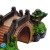 Three-eye Bridge Mini Aquarium Decoration Figurine Simulation Bridge for Fish Tank Home Decor