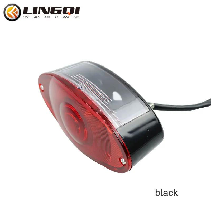 

LINGQI RACING Motorcycle Taillight LED Rear Brake Light Waterproof Tail Light Lamp For ATV Pit Dirt Bike Accessories Parts чёрный
