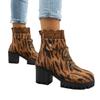 Korean Style Chunky Heel Lace-up Women's Ankle Boots - Autumn/Winter Martin Boots