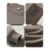 Autumn Design Sense Color Matching Pocket Sweater Men'S Heavy Abrasion Loose Large Size Round Neck American Casual Jacket