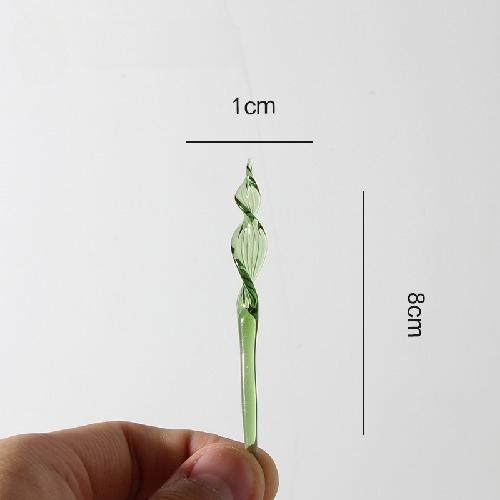 Tulip Glass Flower Handmade Simulation Bouquet Eternal Flower Creative Art Desktop Decoration