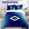 Hamburger SV Football Printed 3 Pieces Bedding Set, Comfortable Skin Friendly Bedroom Duvet Cover Set