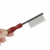 Gentleman Barber Styling Metal Comb Stainless Steel Men Beard Comb Mustache Care Shaping Tools Pocket Hair Comb Salon Styling